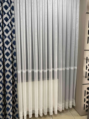 Adl İki Sıralı Tül Perde