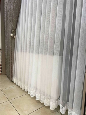 B122052 Keten Etek Tül Perde
