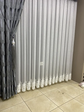 Brç Keten Kort Etek Tül Perde