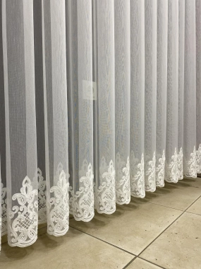 Brç Keten Kort Etek Tül Perde