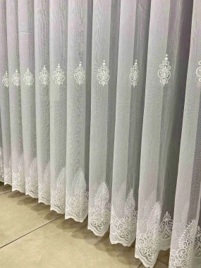Brç Scatter Pattern Tulle Curtain