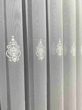 Brç Scatter Pattern Tulle Curtain