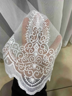 Brç Scatter Pattern Tulle Curtain