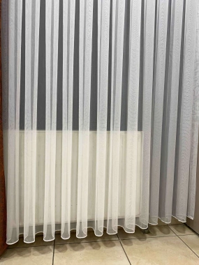 Lüx Keten Kurşun Tül Perde