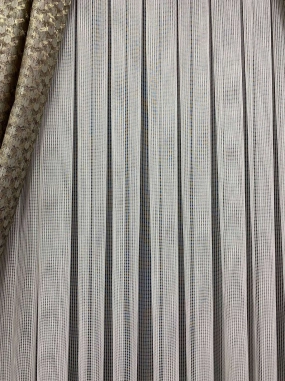 Peyman Kareli Zincir Tül Perde