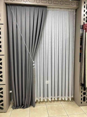 Su Yolu Etek Tül Perde