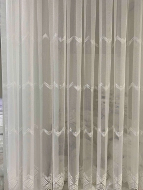 Taç 10343 Sıralı Desenli Tül Perde