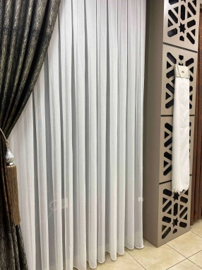 Taç Bambu Tül Perde